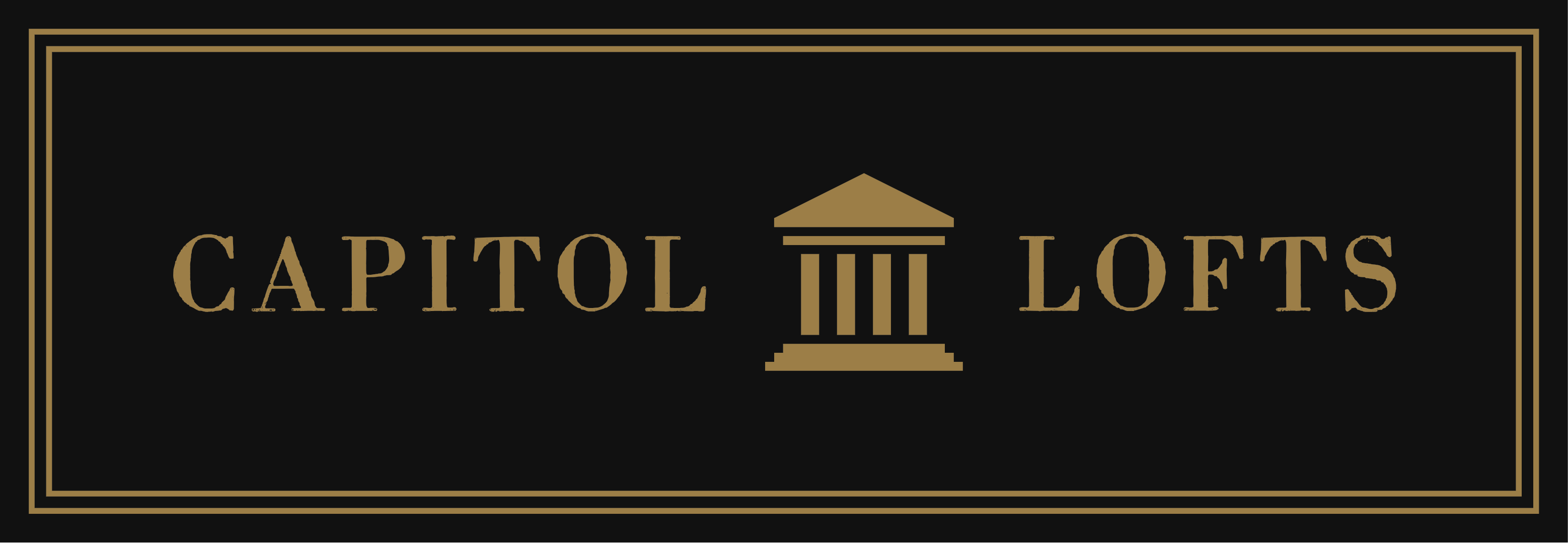 A logo with the text "CAPITOL LOFTS" and a building icon.